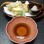 九兵衛旅館 - ◆『ズワイガニの膳』◆「ずわい蟹の天ぷら」