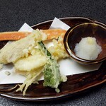 九兵衛旅館 - ◆『ズワイガニの膳』◆「ずわい蟹の天ぷら」