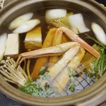 九兵衛旅館 - ◆『ズワイガニの膳』◆「ずわい蟹鍋」