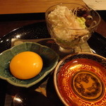 半くり - ボタン鱧　引き上げ湯葉