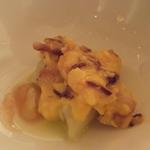 アルベルゴ・バンブー - 「フリッタータ　ペコリーノ　フォンドゥータ」⑥⑧：“ワインに合う、おとなのオムレツ”初めて出逢いました！