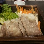 歴史の宿 御客屋 - 和牛の蒸篭蒸しは、温泉料理の定番ですね