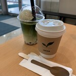 田頭茶舗 - ドリンク写真:抹茶のアフォガード、抹茶タピオカフロート