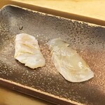 すし匠 - クエとマツカワカレイ