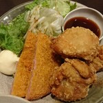 居酒屋一休 - ハムカツと唐揚げ！