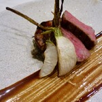 礼華 - フォアグラとステーキと野菜と