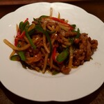 中国料理随園 - ピーマンと牛肉の細切り炒め(ほろ酔いセット)