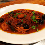 ●Octopus and olives stew in tomatoes ~Romagna style~