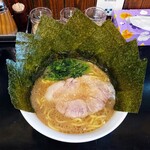 Menya Hashiba - ラーメン680円麺硬め。海苔増し150円。