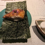 日本料理 TOBIUME - 海味 "のりぐろ"　…照寿司の渡邉さんとの関係性の良さを伺えます(^^