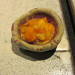 日本料理 TOBIUME - 渡り蟹の蟹味噌、別小鉢で…