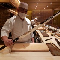 鮨 銀座 おのでら - マグロ包丁