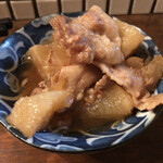 わかたろう - お通し（豚バラ大根）