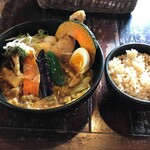 スープカリー 奥芝商店  - チキンカレー　１１８０円