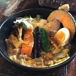 スープカリー 奥芝商店  - チキンカレー　１１８０円