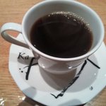 オーベルジュ土佐山 - 食後のコーヒー、カップはオーベルジュのオリジナル