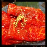 食彩和牛しげ吉 - 上ロース：見た目は良かったのですが・・・