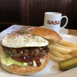 GRILL BURGER CLUB SASA - 【1月Monthly Burger】 『黒薬味香る半熟てりたまBURGER￥1150』