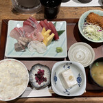 飯場魚金 - 魚金の刺身定食