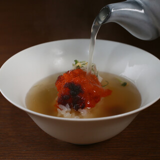 出汁茶漬けで〆【10月中料理貯油不在の為出汁茶漬けは休止中】