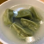 餃天堂 - 餃天堂　「水餃子」440円　スープは味無し