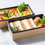 Cutlet sandwich Bento (boxed lunch) (two tiers)