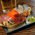 じんざえ門 - 2012.8 お刺身おまかせのっけ盛（609円）