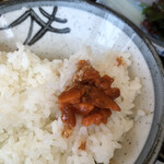 お魚処 うおとも - エビ味噌 オンザ ライス