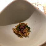 鮨 光史郎 - 鮑の和え物