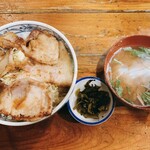 とんかつ 諏訪 - 生姜焼き丼