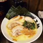 豚骨ラーメン ぜろや 鎌ヶ谷大仏店 - 2021/01/07 ぜろや鎌ケ谷大仏店～塩スープに味玉味玉でライス小を補うのさ✌️