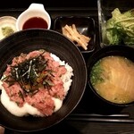 IZAKAYA混 - 山かけネギトロ丼定食