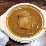 ONSEN食堂 - ナスとトマトのカリー(ナン付き/900円)