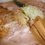 支那そばや 翠月 - 塩ねぎチャーシューメン・大盛り（拡大図）