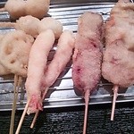 エビ　うずら　蓮根　牛