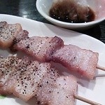 二度と来るよ - バラポン串と大根おろし