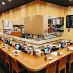 京寿司 - カウンター席