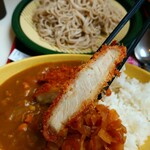 ゆで太郎 もつ次郎 - ｢日替わり得セット｣600円(金曜ミニカツカレー)