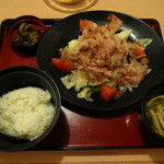 ジョイフル - 料理写真:豚バラとキャベツのポン酢がけ定食