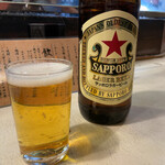 Senkame - サッポロラガービール赤星大瓶 650円