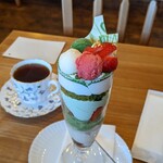 クリクリ - お茶と苺のティラミスパフェ¥1000 
      ~2021.1.18