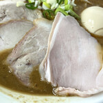 中華蕎麦 とみ田 - 特製トッピングのチャーシュー＜TOKYO-Xしっとりモモ、TOKYO-X吊し焼き＞（西武池袋本店「新春 味の逸品会」）