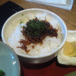 十割そば 素屋  - 季節の炊き込みご飯