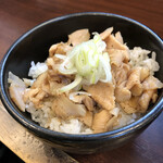 とものもと - チャーシューご飯250円