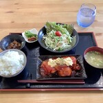 森のハンバーグ工房 ゆみさんち - 【日替りランチ(600円)】今日のメインはチキン南蛮