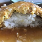 芳仙 - 天津飯断面