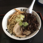 Jikasei Futomen Watanabe - らー麺大 + キクラゲ 850円