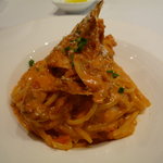 ☆渡り蟹（淡路）のトマトクリームソースのパスタ♪☆