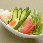 Tonkatsu To Washokuno Mise Chouhachi - ミニ野菜サラダ