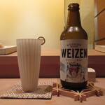 江戸前鮨 二鶴 - 八海山ビール 1000円(税別)